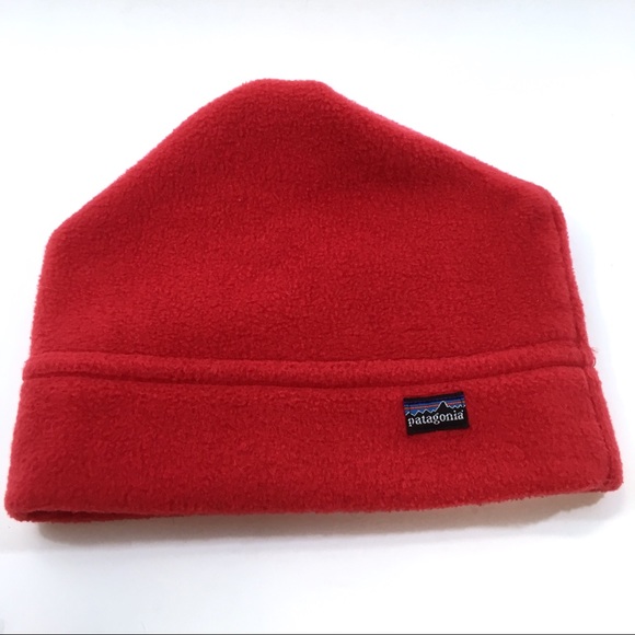 Patagonia Accessories - patagonia Red Fleece Beanie Cap MEDIUM